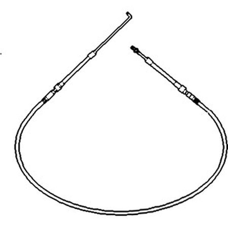 Aftermarket 97173C3 New Foot Throttle Cable Made Fits Case-IH Tractor Models 7110 7120 7130 97173C4
